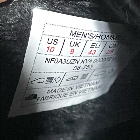 The North Face Thermoball ECO Traction Thermal Bootie Men's Black 10 - Picture 8 of 8